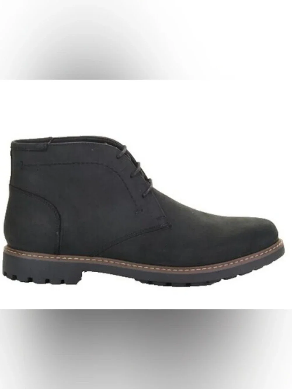 Florsheim Field Chukka 11927-008-M Mens Black Suede Lace Up Chukkas Boots.11.5